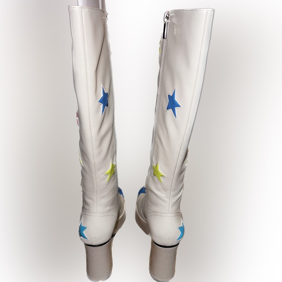 White platforms with colorful stars - Picture 2 of 2